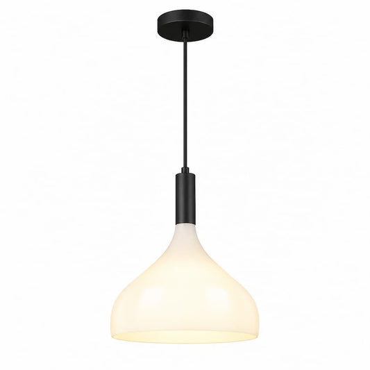 Alora Mood Belleview PD532312AGCL 12-Inch Pendant Light in Aged Gold with Clear Glass Shade