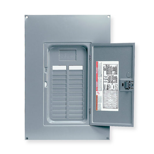 Square D 24-Space QO Load Center Cover, Surface Mount, 125A, 120/240V, NEMA 1