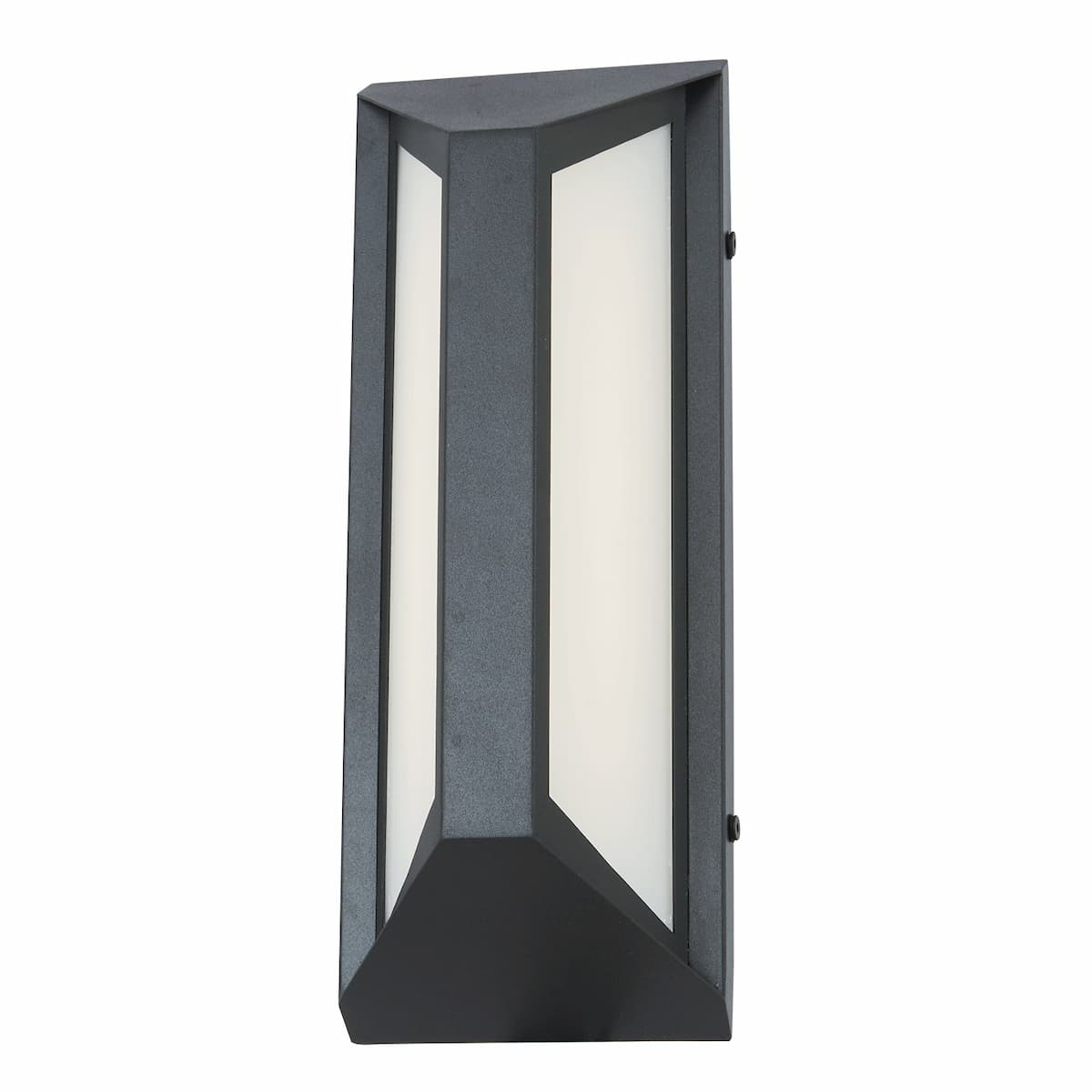 Outdoor LED wall sconce Abra Newport 50086ODW with angled side light design
