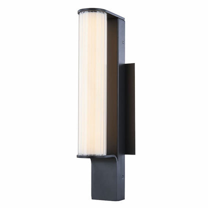Abra Macie 50103ODW marine-grade outdoor wall fixture with ribbed frosted glass diffuser for modern exterior lighting