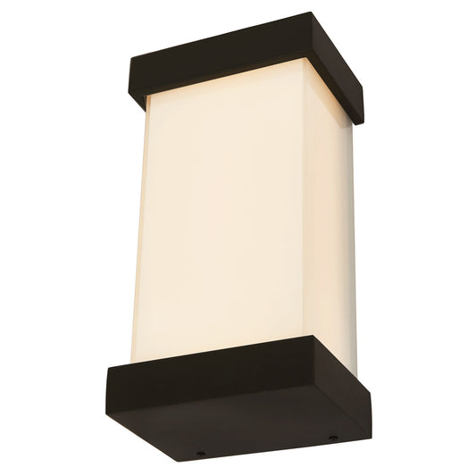 Abra Loki 50012ODW wet location LED wall fixture with modern miter glass design for contemporary exterior lighting