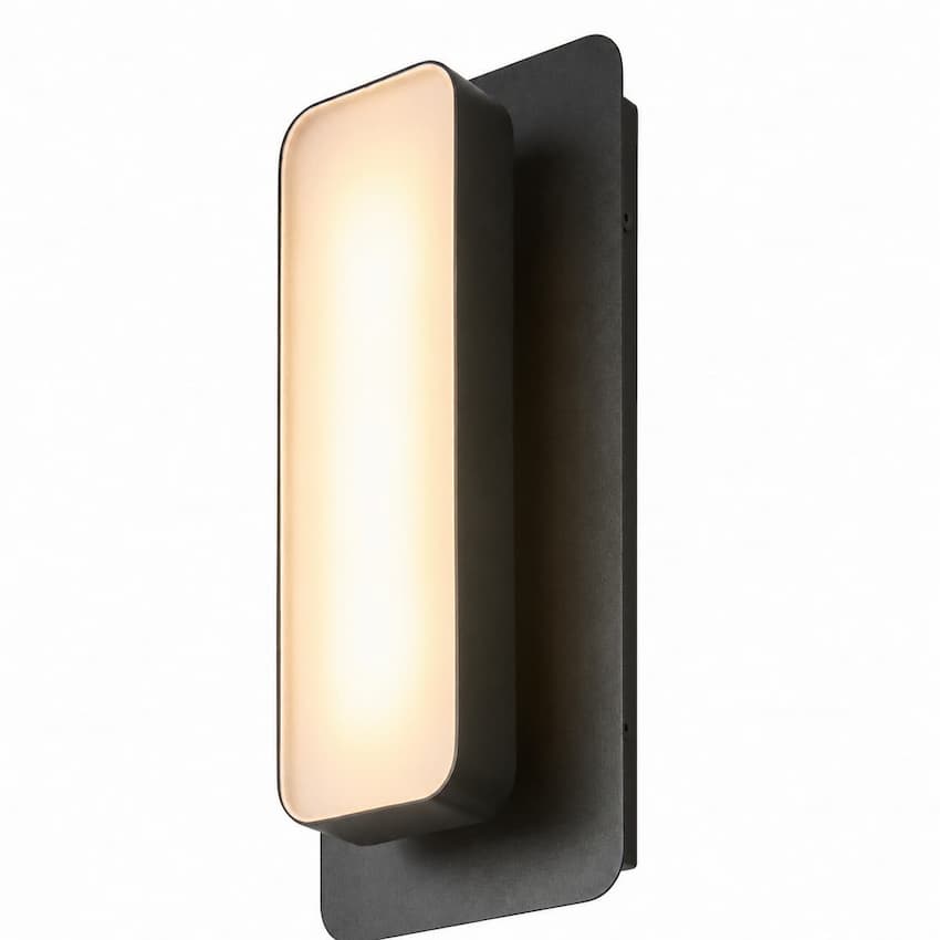 Abra Ingot 50130ODW 3CCT solid alabaster outdoor wall sconce for elegant modern exterior and architectural lighting