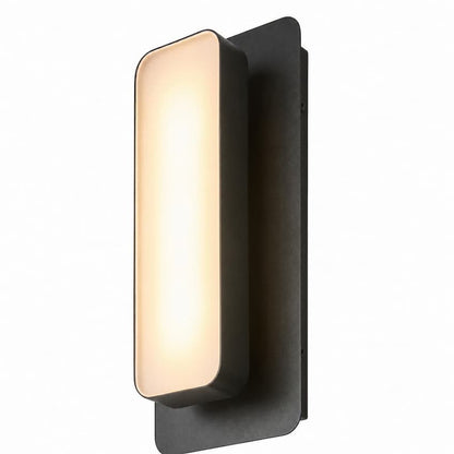 Abra Ingot 50130ODW 3CCT solid alabaster outdoor wall sconce for elegant modern exterior and architectural lighting