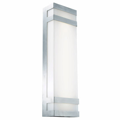 Abra 50019ODW Proton exterior wall sconce with marine-grade 316 stainless steel construction for architectural lighting