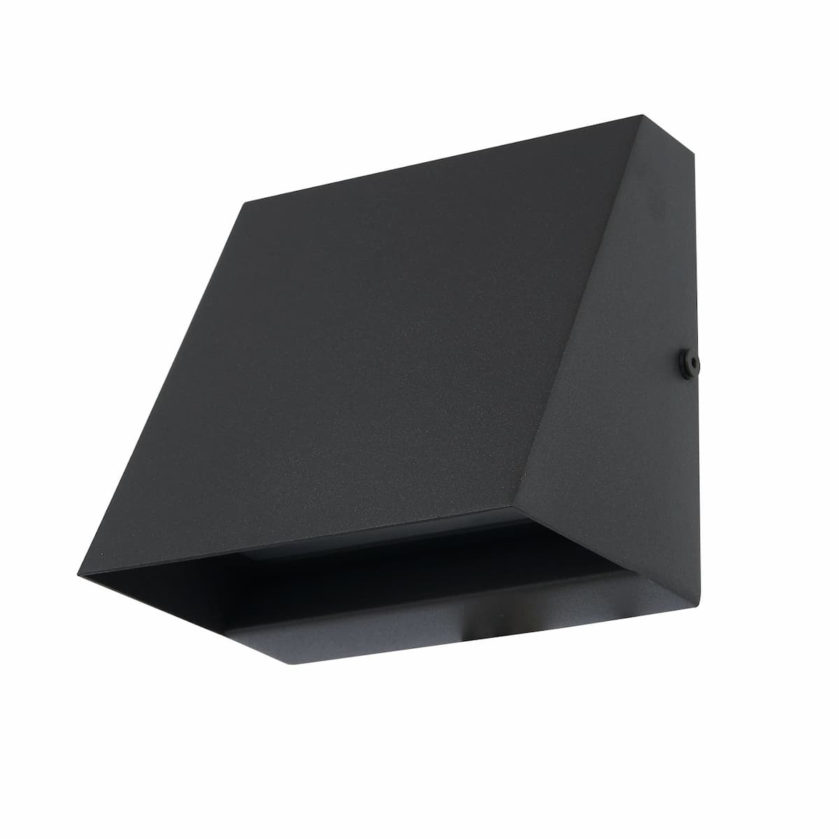 Modern outdoor wall sconce with wedge design for wet location use