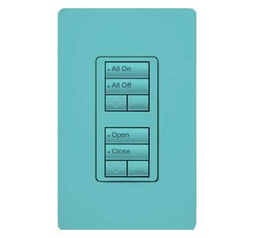 Lutron seeTouch keypad in Palladium