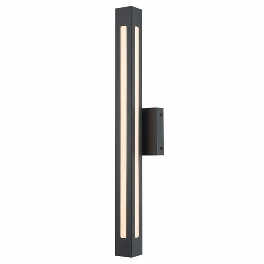 Abra Prism 50140ODW wet location square tube wall fixture for modern outdoor and exterior architectural lighting