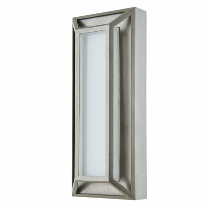 Abra Cell 50084ODW low profile miter glass wall fixture for wet locations