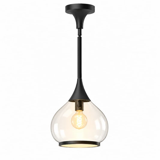 Alora Mood Hazel PD524110AGOP 10-Inch Pendant Light in Aged Gold with Matte Opal Glass Shade