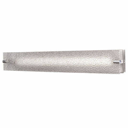 Abra Blaze 20005WV 28-inch flat panel water glass LED vanity light for modern bathroom and interior lighting
