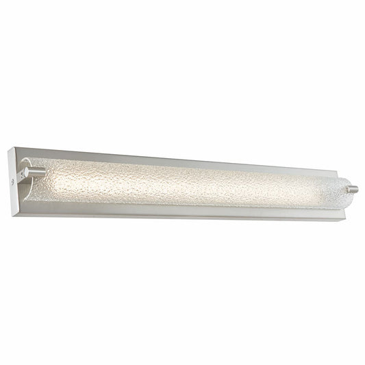 Abra Veil 20007WV 28.3-inch curved water glass LED vanity light for modern bathroom and interior lighting