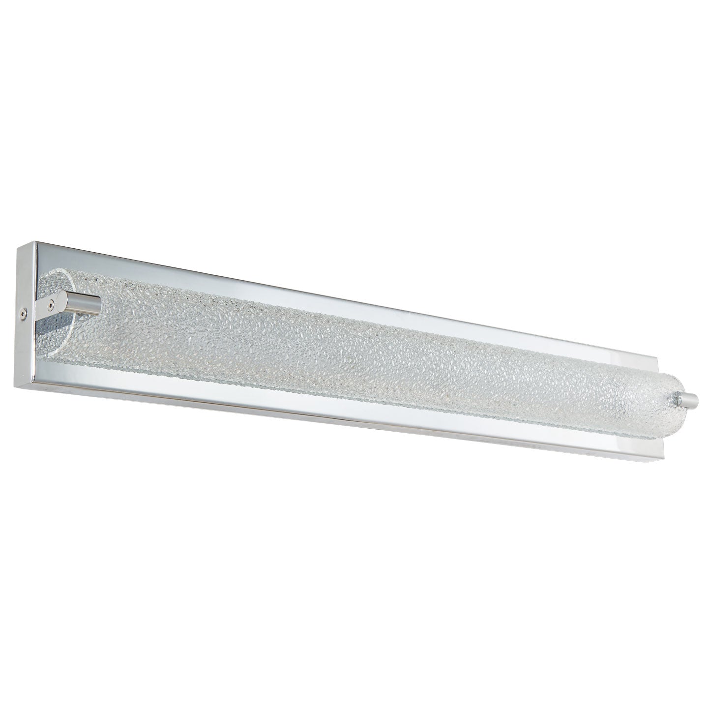 Abra Veil Curved Water Glass LED Vanity Chrome