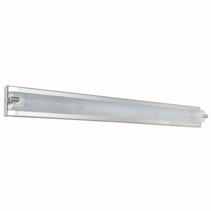 Abra Veil 20008WV 40-inch wall vanity fixture featuring curved water glass with integrated LED illumination