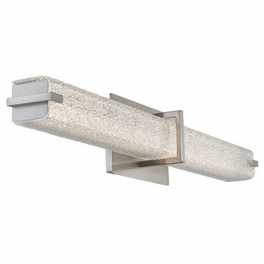 Abra Squire 20009WV 26.2-inch square water glass LED vanity light for modern bathroom and interior lighting