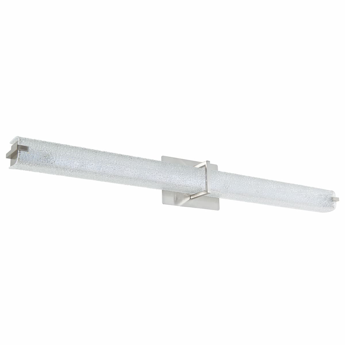 Abra Squire 20010WV wall vanity fixture featuring a square water glass diffuser with integrated LED illumination