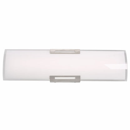 Abra Allure 20011WV 24-inch curved glass panel LED vanity light for modern bathroom and interior lighting