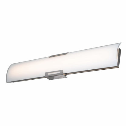 Abra Allure 20012WV 36-inch curved glass panel LED vanity light for modern bathroom and interior lighting