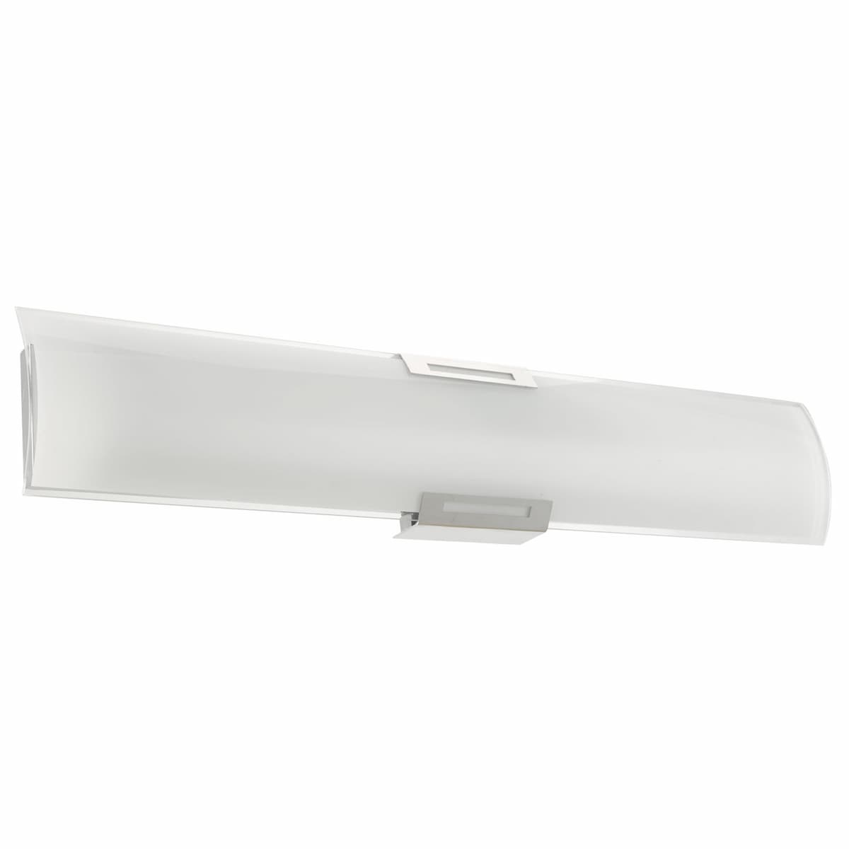 Abra Allure 20012WV 36-inch wall vanity fixture featuring a curved glass panel with integrated LED illumination