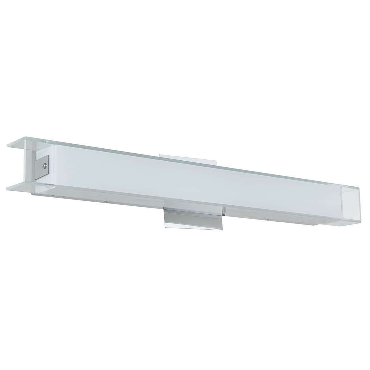 Abra Mist 20013WV 24-inch wall vanity fixture featuring a premium miter glass diffuser with integrated LED illumination