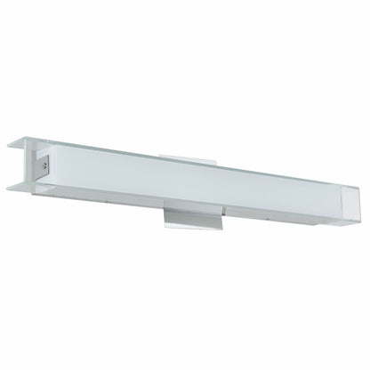 Abra Mist 20013WV 24-inch wall vanity fixture featuring a premium miter glass diffuser with integrated LED illumination