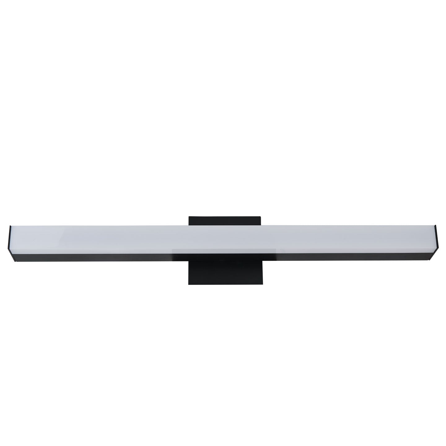 Abra Sabre 24" Vertical or Horizontal Mount with Floating Backplate Vanity Bar Black