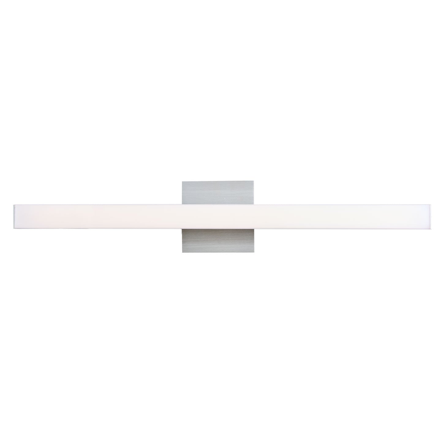 Abra Sabre 24" Vertical or Horizontal Mount with Floating Backplate Vanity Bar Brushed Aluminum