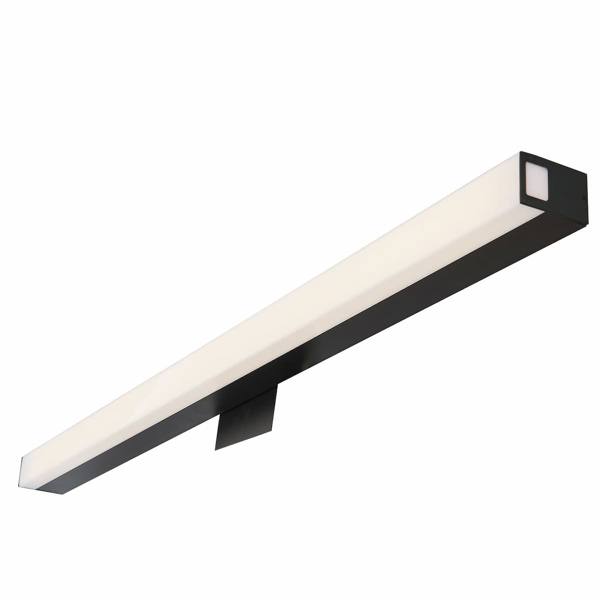 Abra Sabre 20018WV wall vanity fixture featuring a floating backplate and versatile vertical or horizontal installation