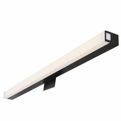 Abra Sabre 20018WV wall vanity fixture featuring a floating backplate and versatile vertical or horizontal installation