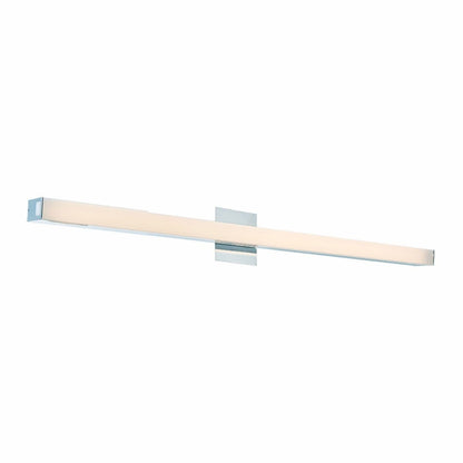 Abra Sabre 20018WV contemporary LED wall vanity bar with vertical or horizontal mounting and floating backplate for elegant bathroom and interior lighting
