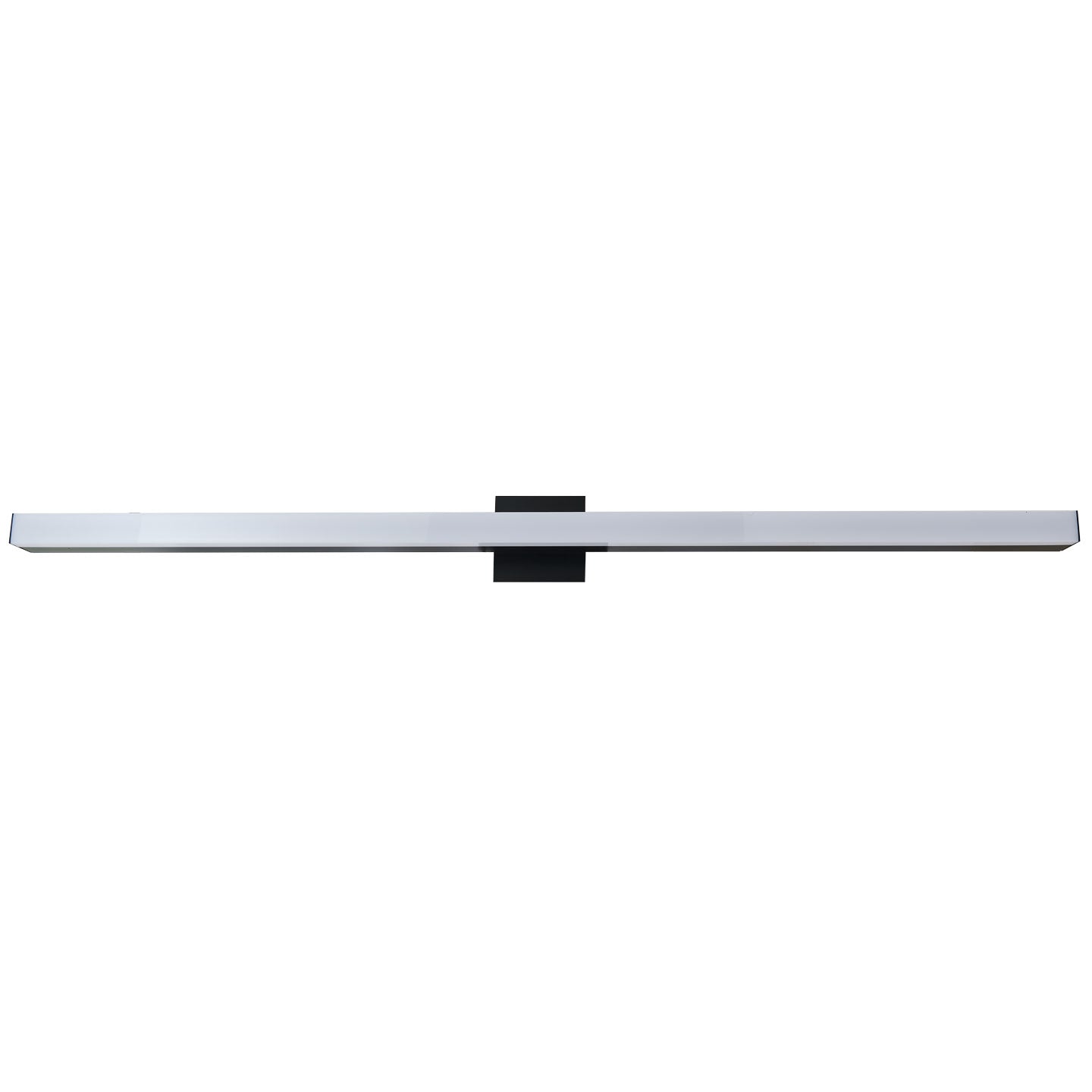 Abra Sabre 48" Vertical or Horizontal Mount with Floating Backplate Vanity Bar Black