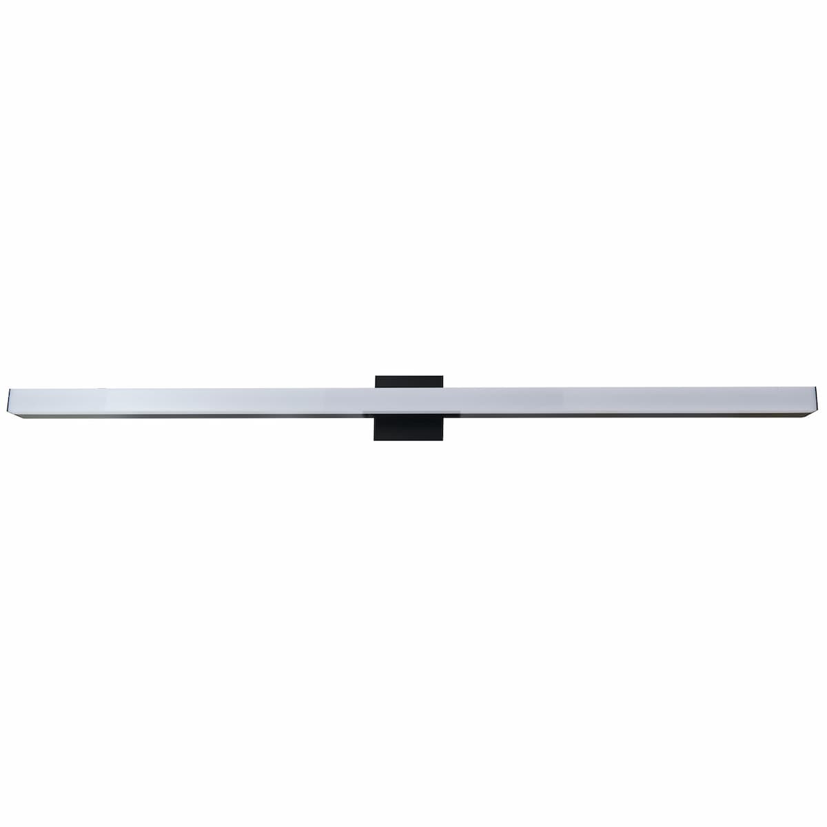 Abra Sabre 20019WV wall vanity fixture featuring a floating backplate and versatile vertical or horizontal installation