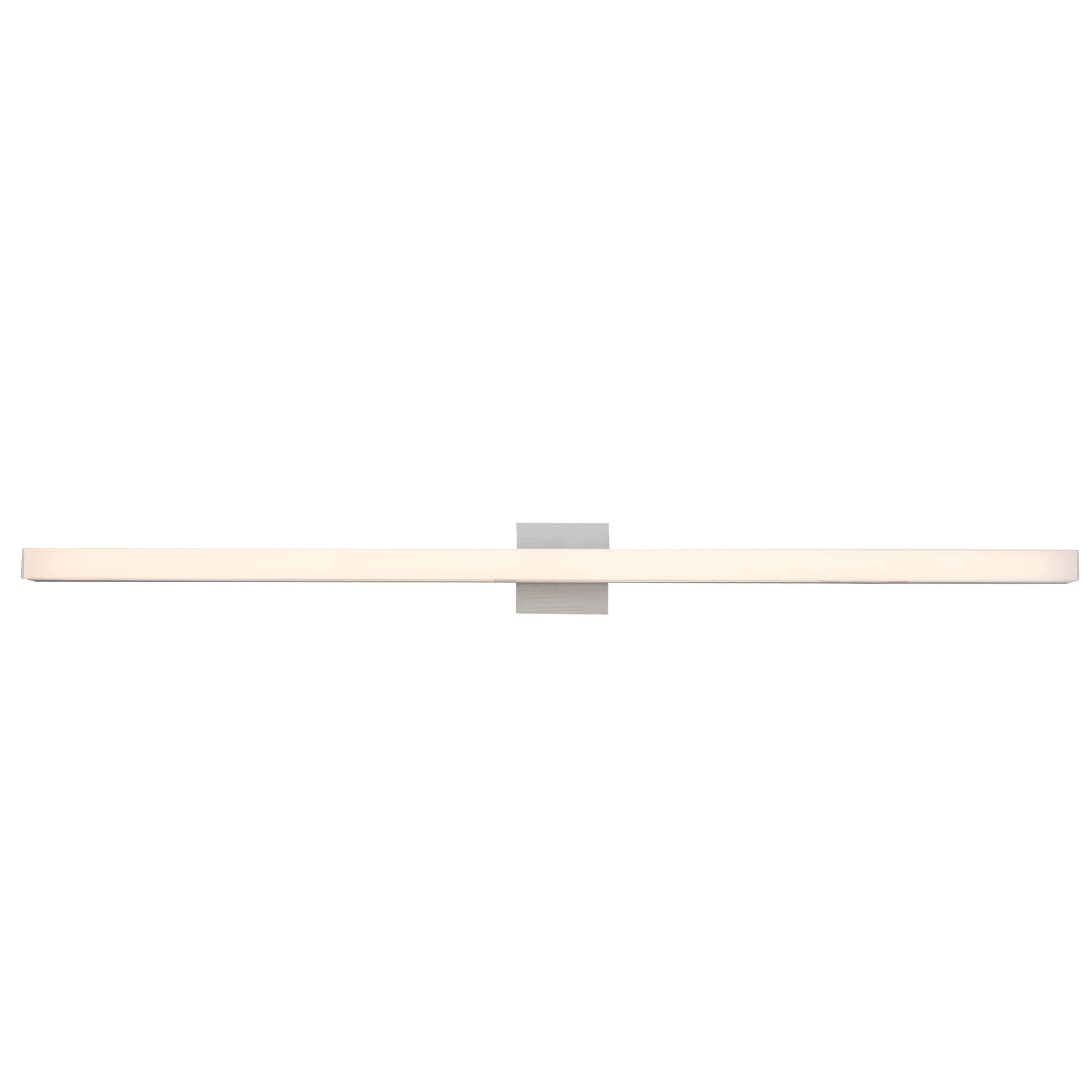 Abra Sabre 48" Vertical or Horizontal Mount with Floating Backplate Vanity Bar Brushed Aluminum