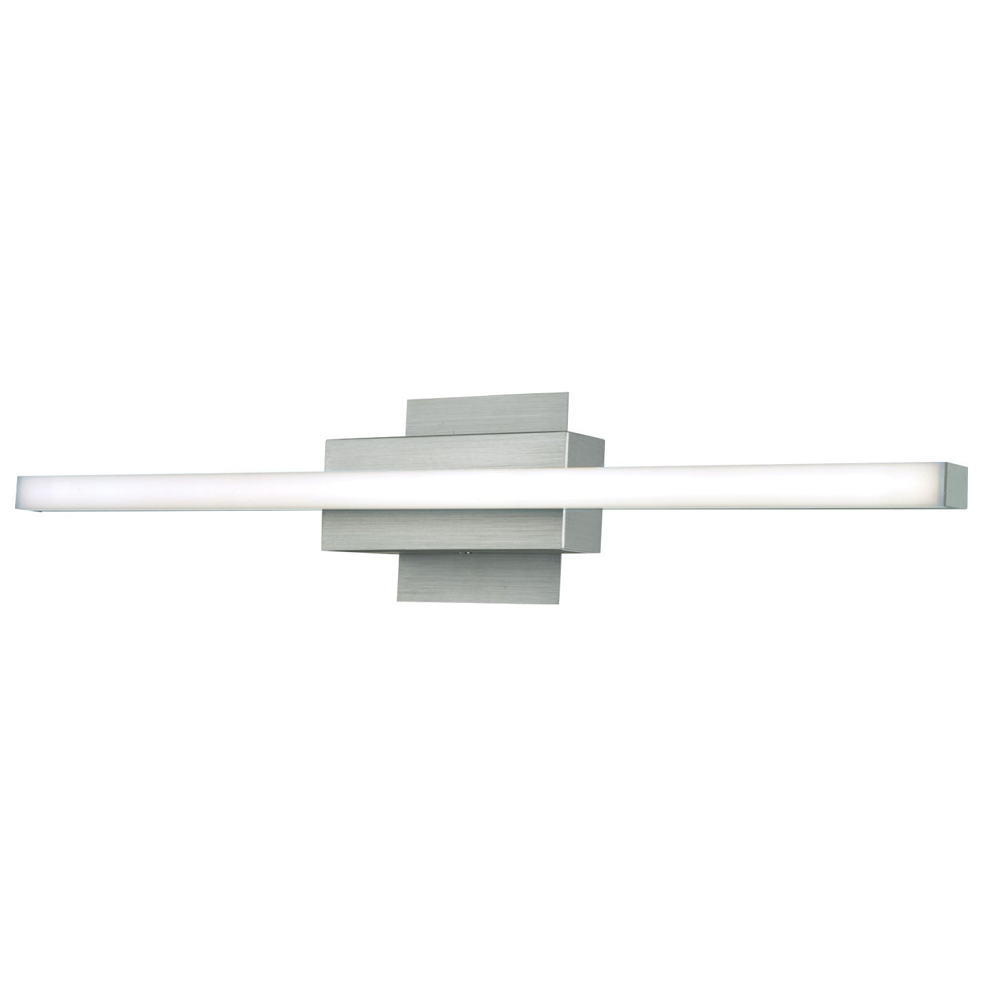 Abra Foil 24" Vertical or Horizontal Mount Dimmable LED Vanity Bar Brushed Aluminum