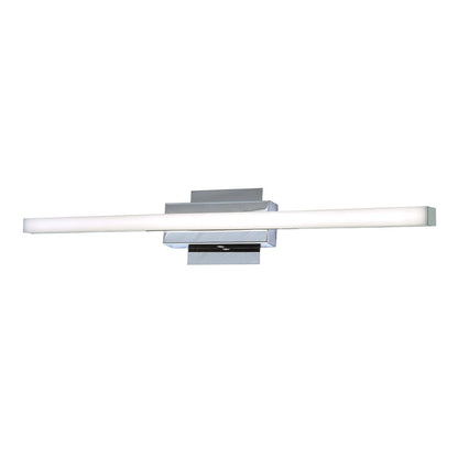 Abra 20020WV Foil 24-inch LED vanity bar for residential and commercial bathrooms with flexible mounting orientation