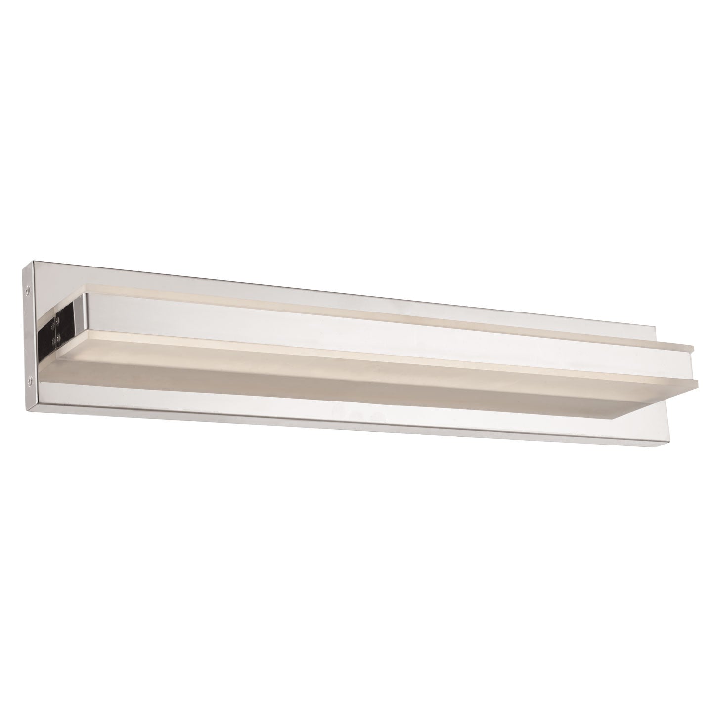 Abra Fusion Acrylic Solid Bar LED Vanity Chrome