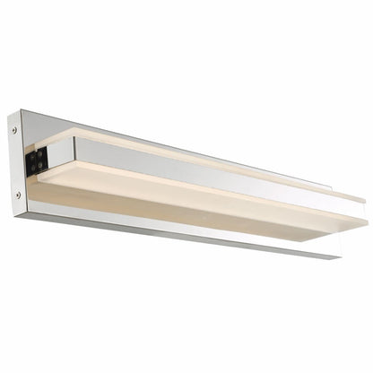 Abra Fusion 20040WV 24-inch wall vanity fixture featuring a solid acrylic light bar with integrated LED illumination