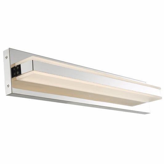 Abra Fusion 20040WV 24-inch wall vanity fixture featuring a solid acrylic light bar with integrated LED illumination