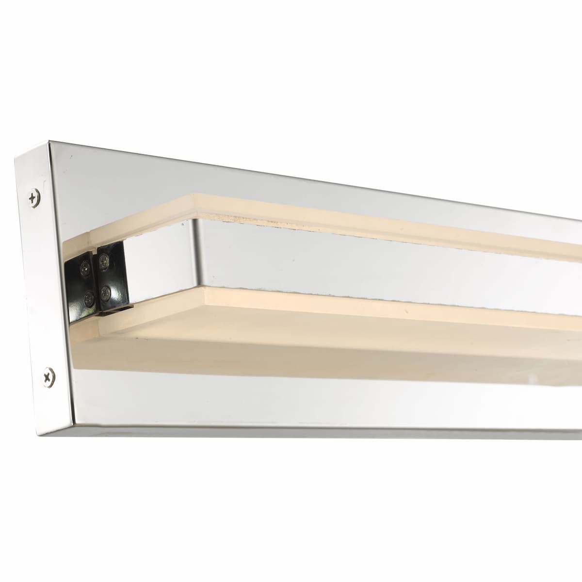 Abra Fusion 20040WV 24-inch acrylic solid bar LED vanity light for modern bathroom and interior lighting