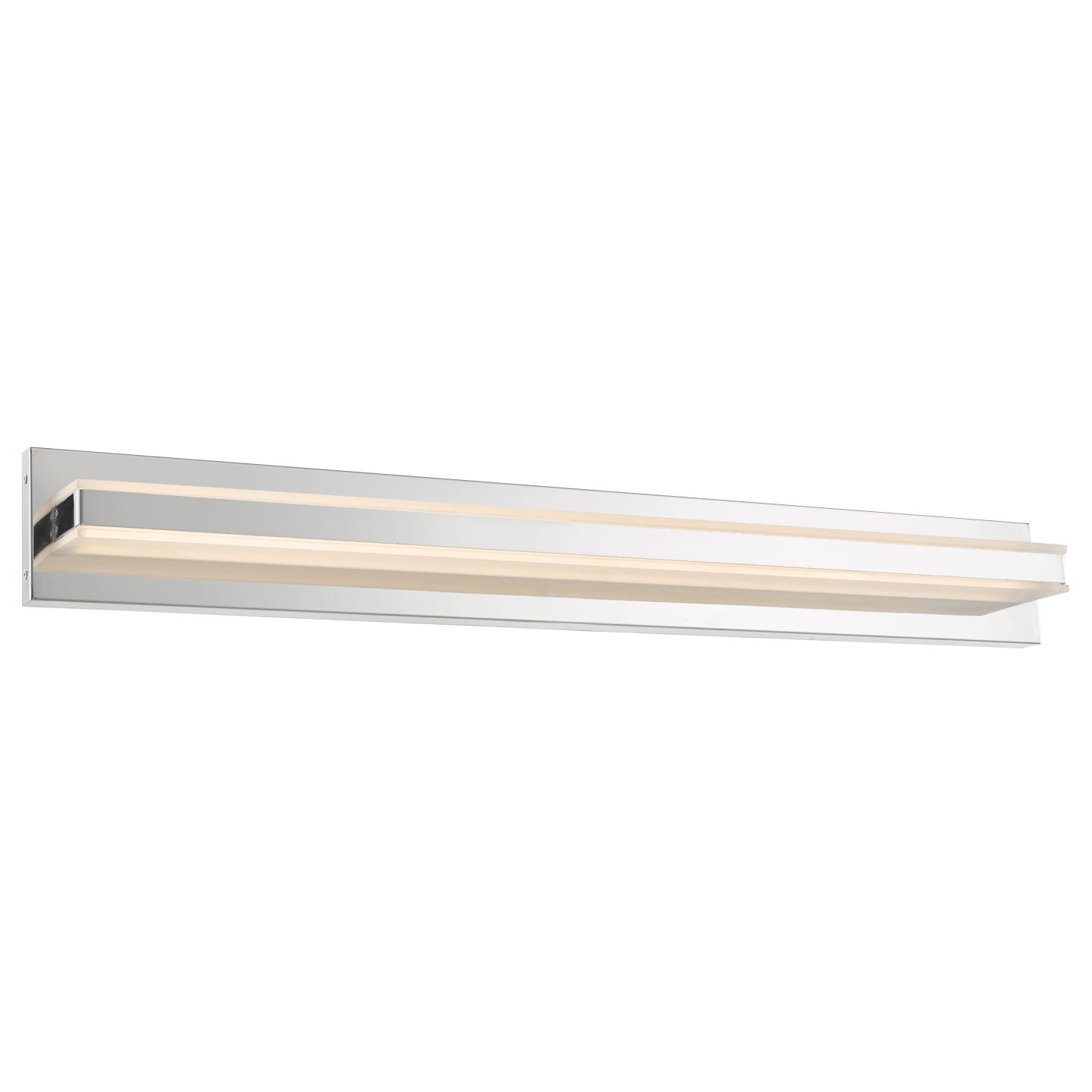 Abra Fusion Acrylic Solid Bar LED Vanity Chrome