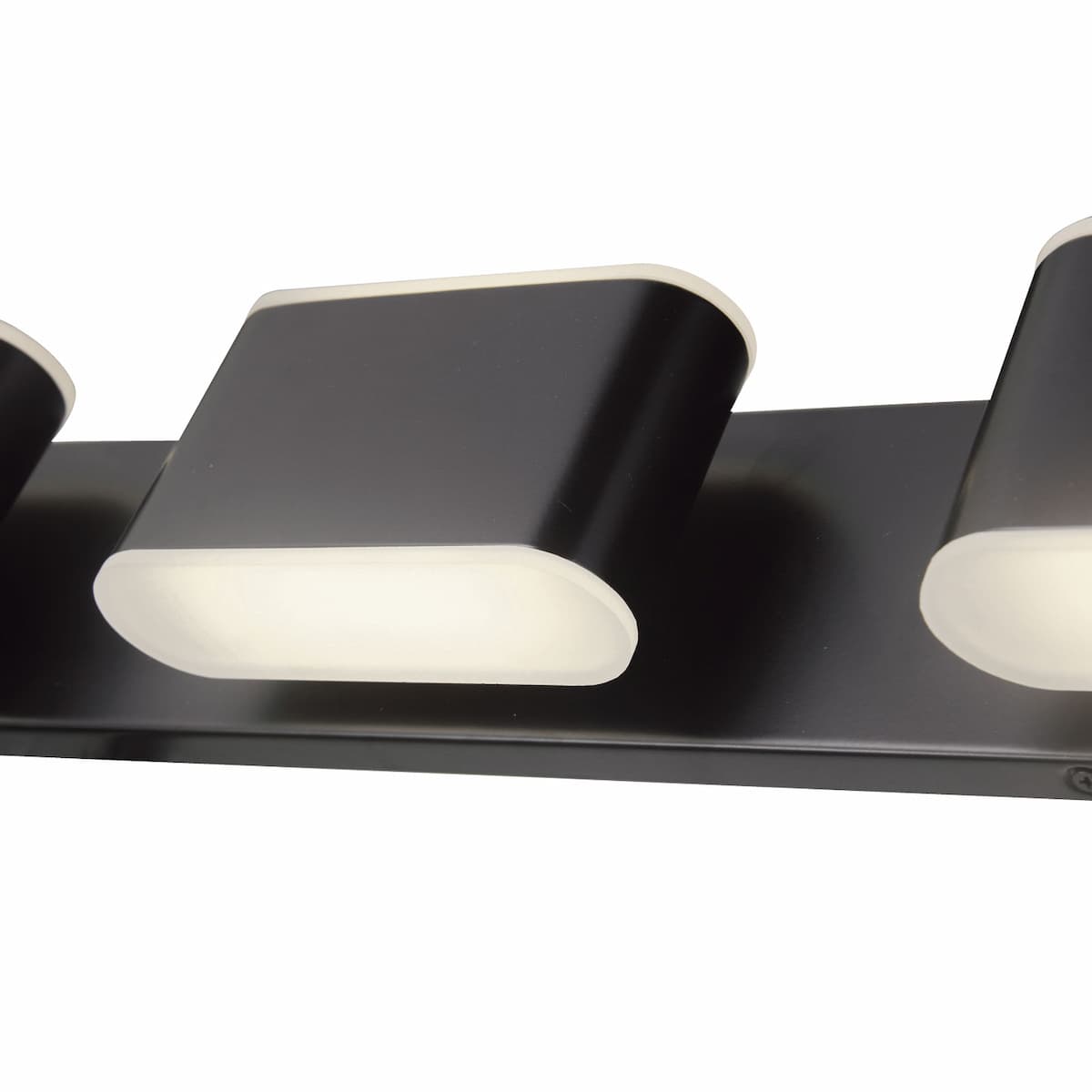 Abra Bianca 20046WV wall vanity fixture featuring a sleek metal design for contemporary bathroom mirror illumination
