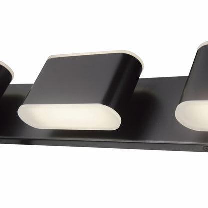 Abra Bianca 20046WV wall vanity fixture featuring a sleek metal design for contemporary bathroom mirror illumination