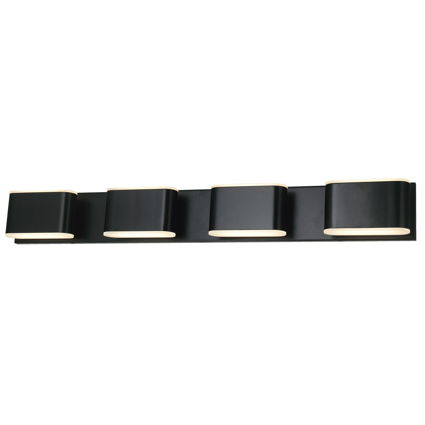 Abra Bianca Metal Vanity Fixture Black