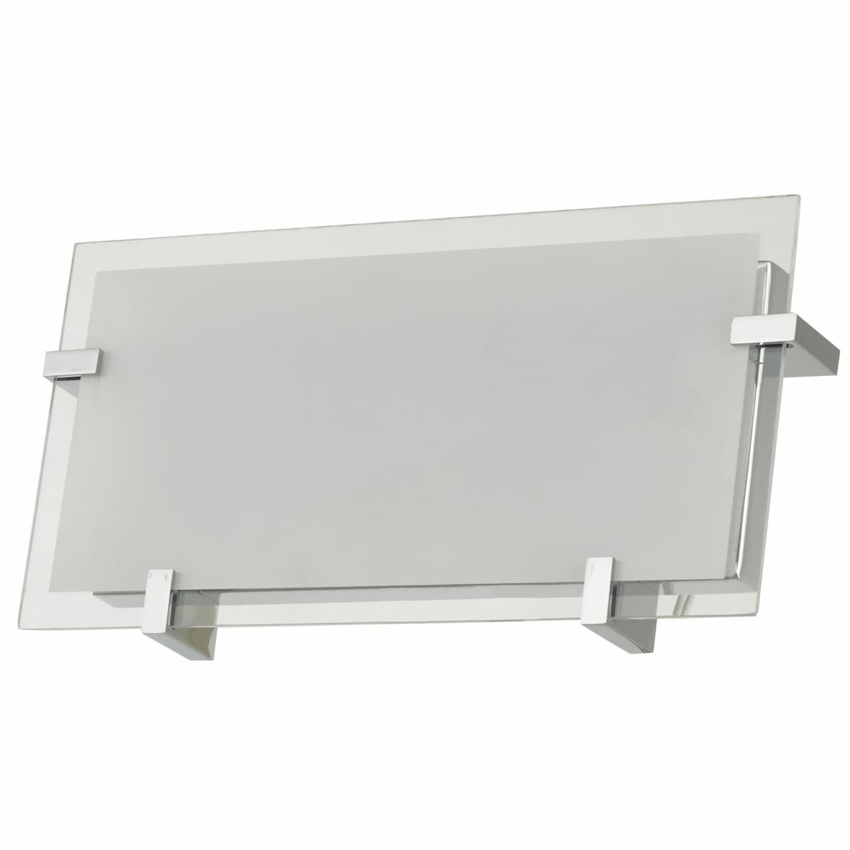 Abra Matrix 20060WV wall vanity fixture featuring a frosted glass panel diffuser and high-output dimmable LED illumination
