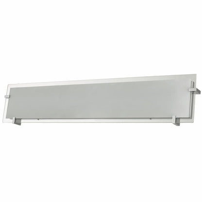 Abra Matrix 20062WV wall vanity fixture featuring a frosted glass panel diffuser and high-output dimmable LED illumination