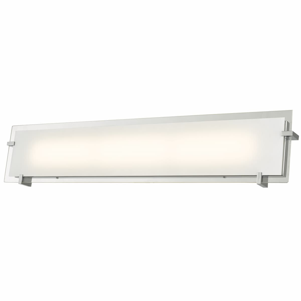 Abra Matrix 20062WV 30-inch frosted glass panel vanity light with high-output dimmable LED for modern bathroom lighting