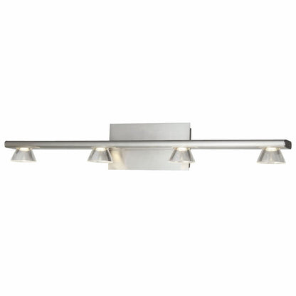 Abra Jet 20065WV 4-light up or down vanity light with integrated LED for modern bathroom lighting
