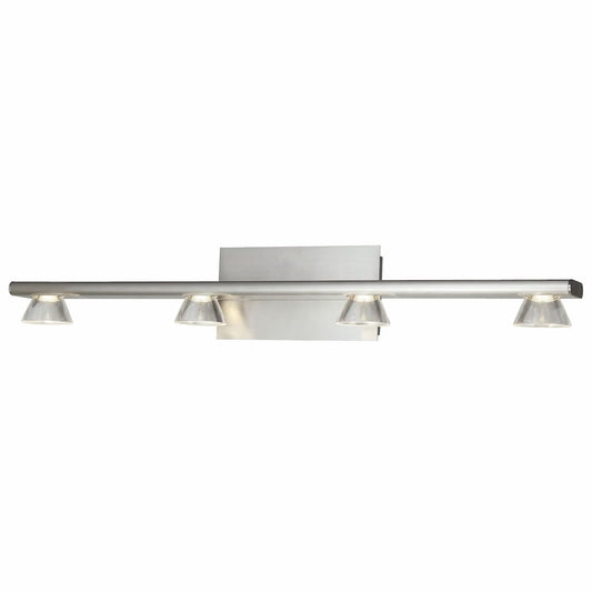 Abra Jet 20065WV 4-light up or down vanity light with integrated LED for modern bathroom lighting