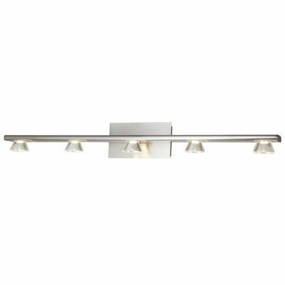 Abra Jet 20066WV 5-light up or down vanity light with integrated LED for modern bathroom lighting
