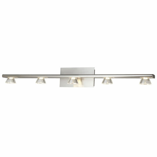 Abra Jet 20066WV 5-light up or down vanity light with integrated LED for modern bathroom lighting