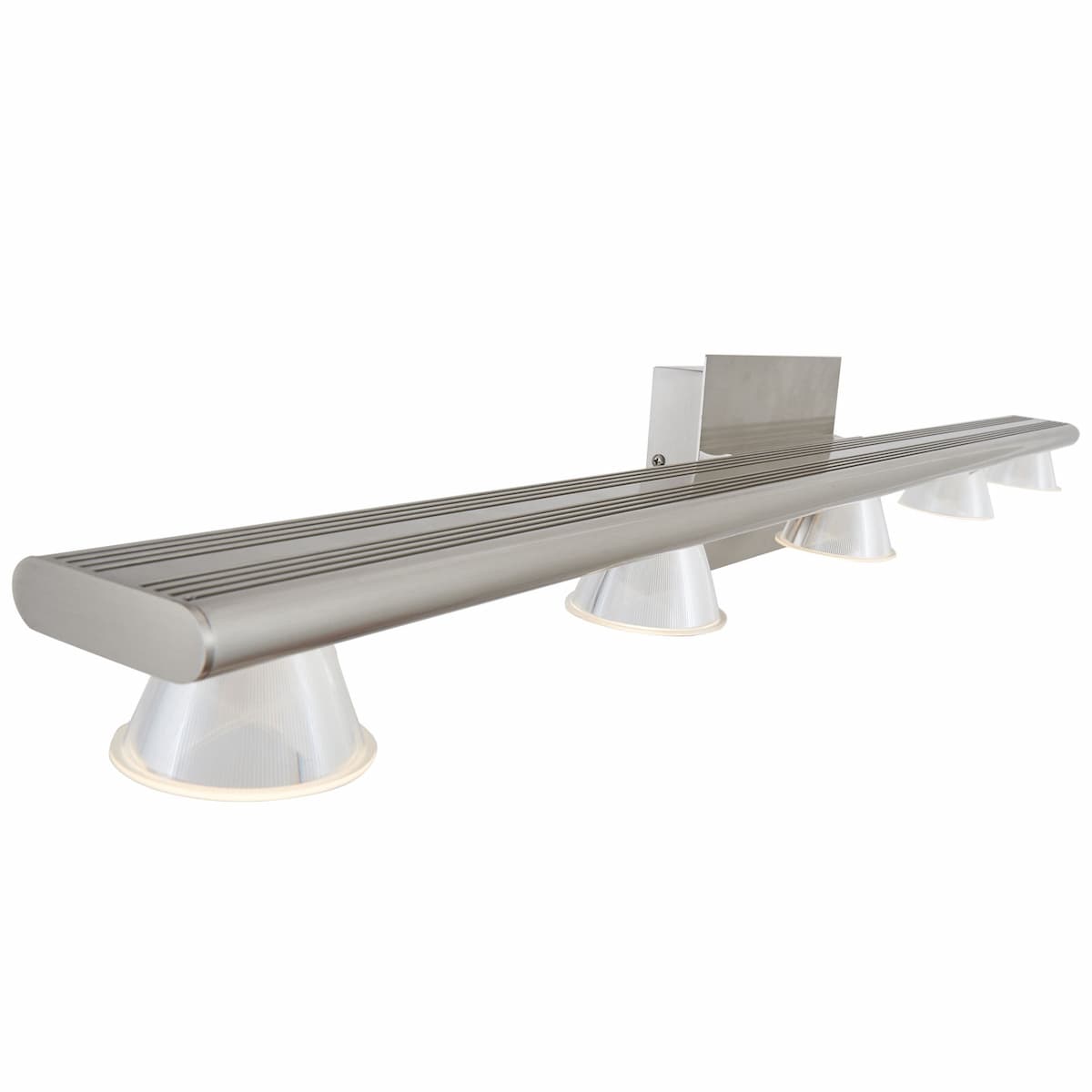 Abra 20066WV Jet 5-light LED bathroom vanity fixture with sleek linear design for residential and commercial interiors